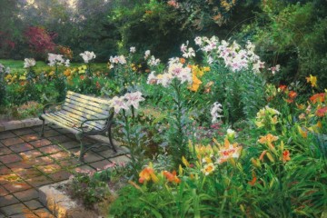 永遠の春のトーマス キンケードの自然 Oil Paintings